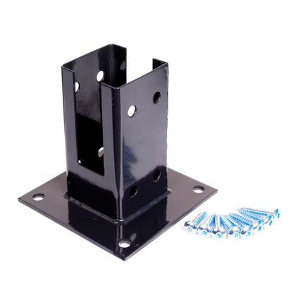 Stolpefod Neva 7x7x15 cm Antracit Stål
