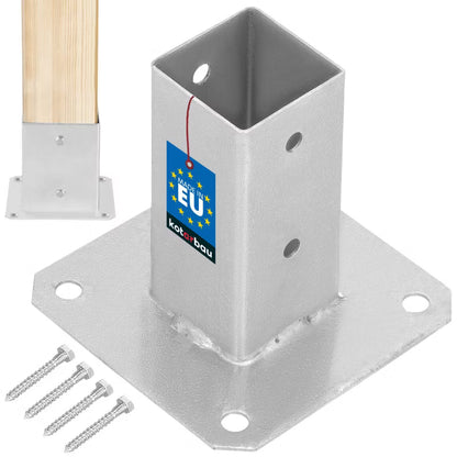 Stolpefod Påskruning 50x50 mm Galvaniseret Stål