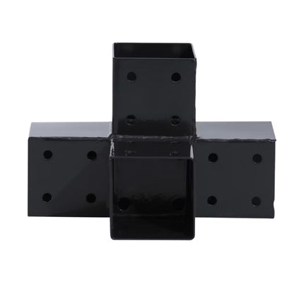 Stolpeforbinder Lyna 9x9 cm Grå Stål