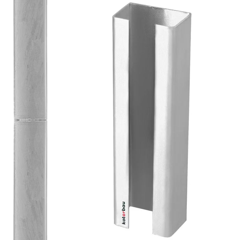 Stolpeforlænger 55x35 mm Galvaniseret