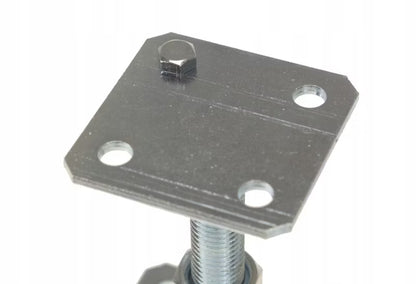 Stolpesko 110x80 mm Justerbar 90-160 mm Sølv | 5907900009636