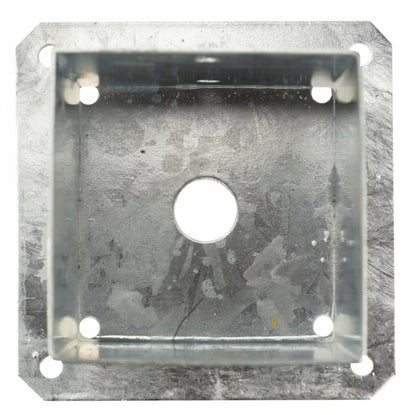 Stolpesko 120x120 mm Varmgalvaniseret Stål