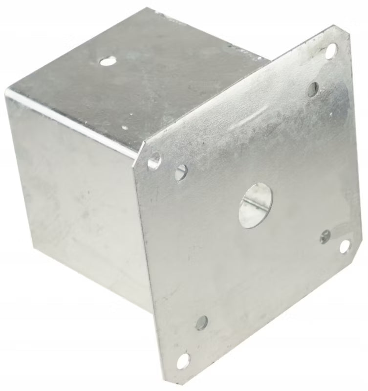 Stolpesko 120x120 mm Varmgalvaniseret Stål