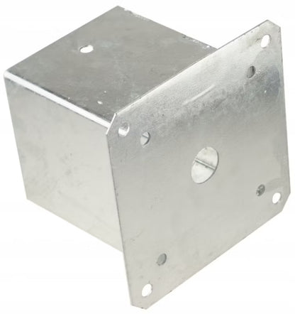 Stolpesko 120x120 mm Varmgalvaniseret Stål