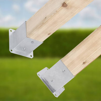 Stolpesko 140x140 mm Galvaniseret Stål