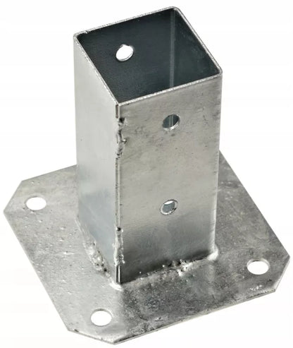 Stolpesko til Fastskruning 90x90 mm Galvaniseret Stål | 5907900014234