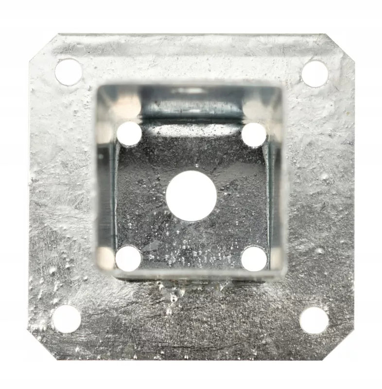 Stolpesko til Fastskruning 90x90 mm Galvaniseret Stål | 5907900014234