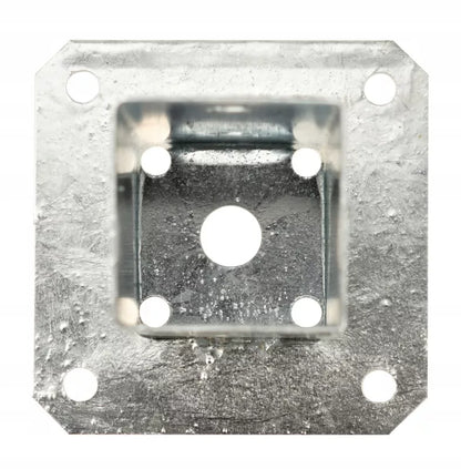 Stolpesko til Fastskruning 90x90 mm Galvaniseret Stål | 5907900014234