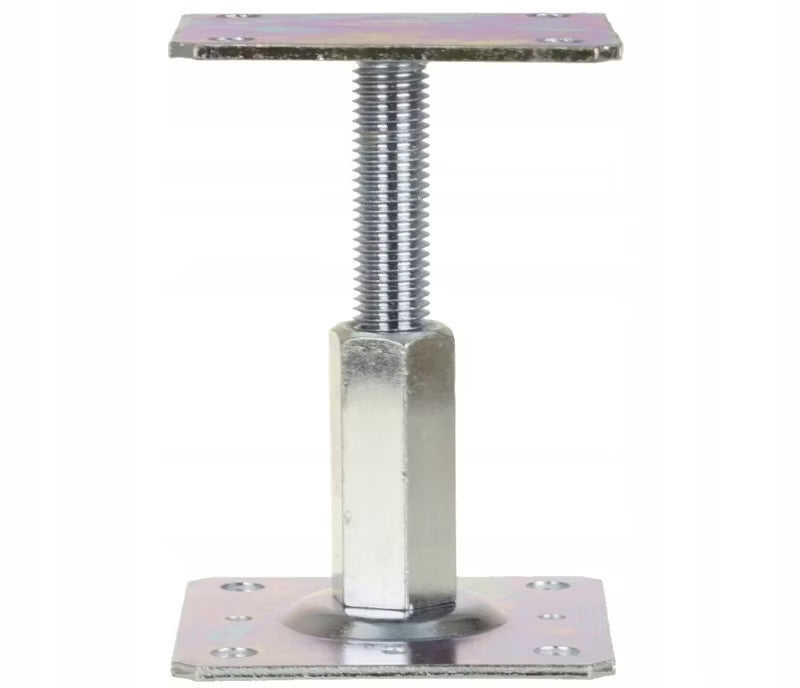 Stolpesko Justerbar PSRT 110x110 mm Galvaniseret 4 Stk