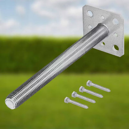 Stolpesko PSR-S 80x80 mm Galvaniseret Stål