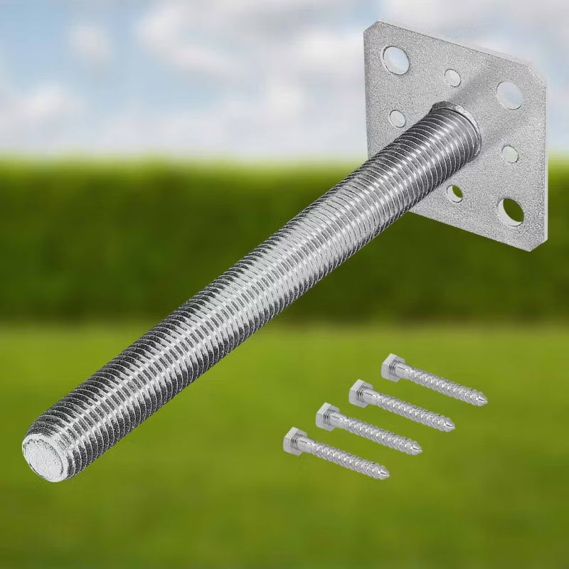 Stolpesko PSR-S 80x80 mm Galvaniseret Stål