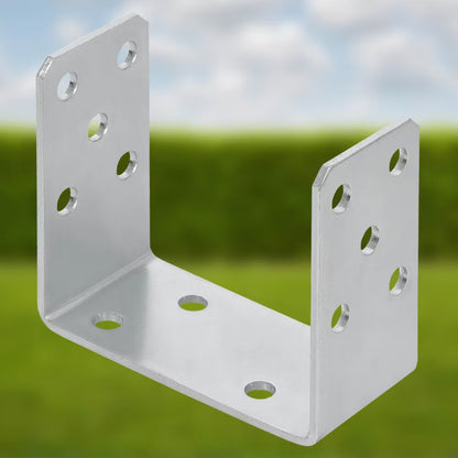 Stolpesko U-Form 120 mm Galvaniseret Stål