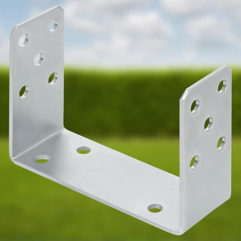 Stolpesko U-form 160 mm Varmgalvaniseret Stål