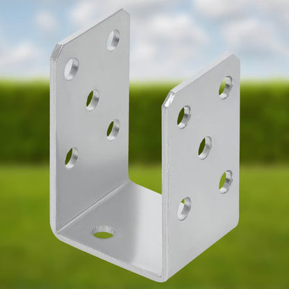 Stolpesko U-Form 60 mm Galvaniseret Stål