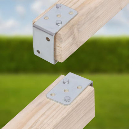 Stolpesko U-Form 60 mm Galvaniseret Stål