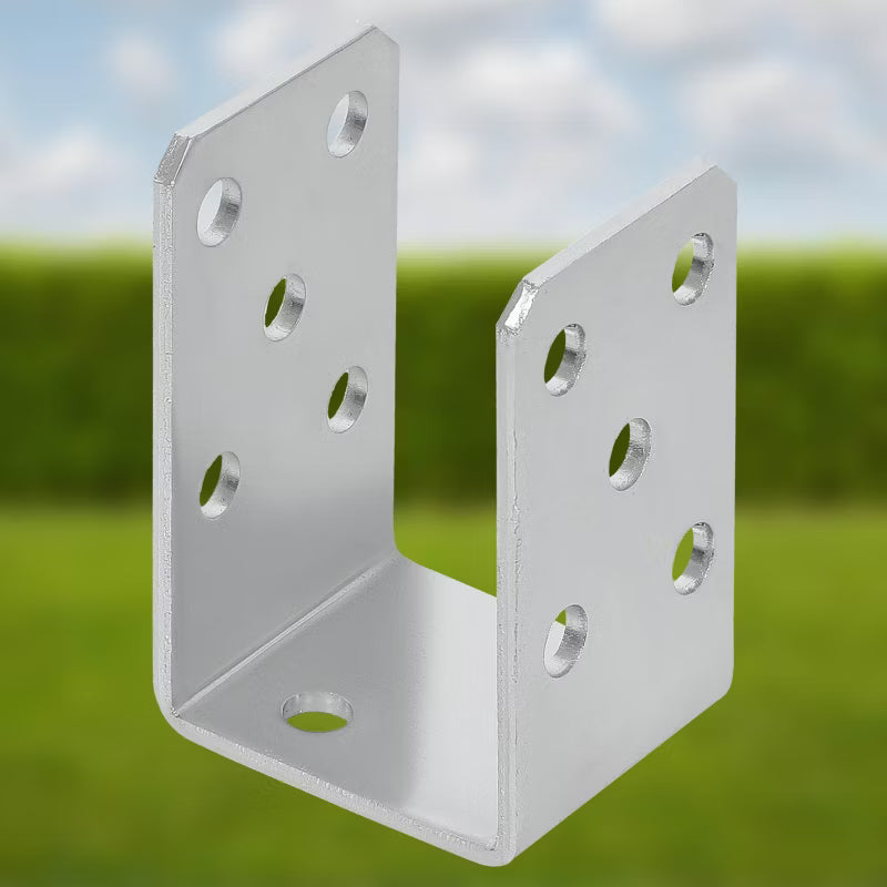 Stolpesko U-Form 60 mm Galvaniseret Stål