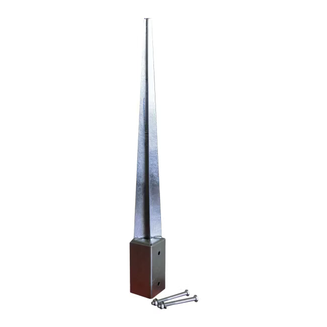 Stolpespyd 45x45 mm Galvaniseret Stål