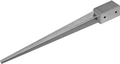 Stolpespyd 70x70x750 mm Galvaniseret Stål med Skruer