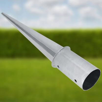 Stolpespyd 80 mm 75 cm Varmgalvaniseret Stål 16 Stk.