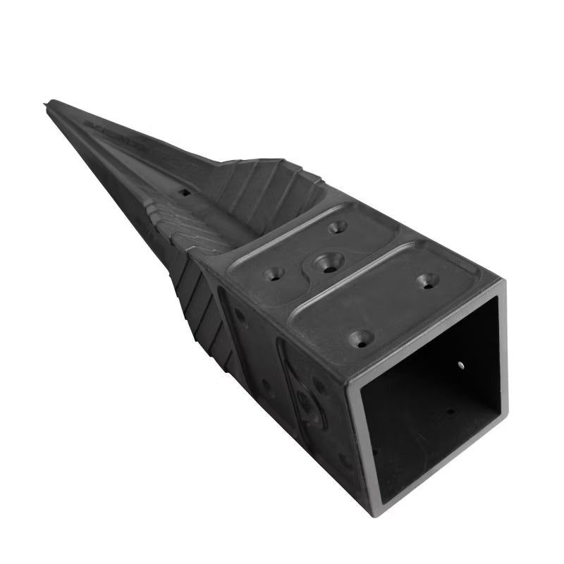 Stolpespyd Komposit 10x10x75 cm Sort