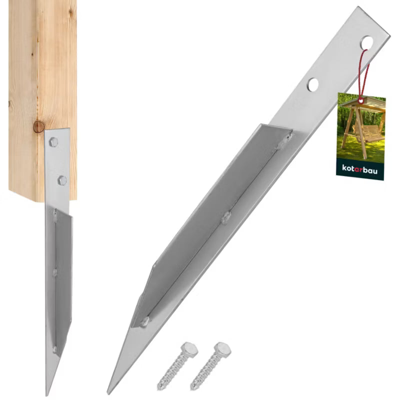 Stolpespyd til Gynge 44,5x4 cm Galvaniseret Stål | 5904994082415