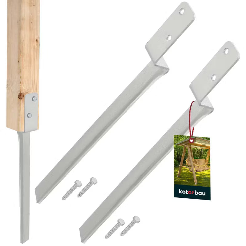 Stolpespyd til Gynge 50 cm 2 Stk.