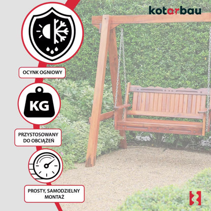 Stolpespyd til Gynge 50 cm 2 Stk.