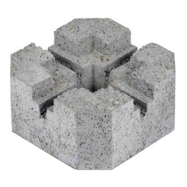 Joniec terrassefod 20 x 20 x 10 cm grå