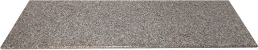 Trappeforkant 33 x 120 x 2 cm granit flammebehandlet 664 lyserød