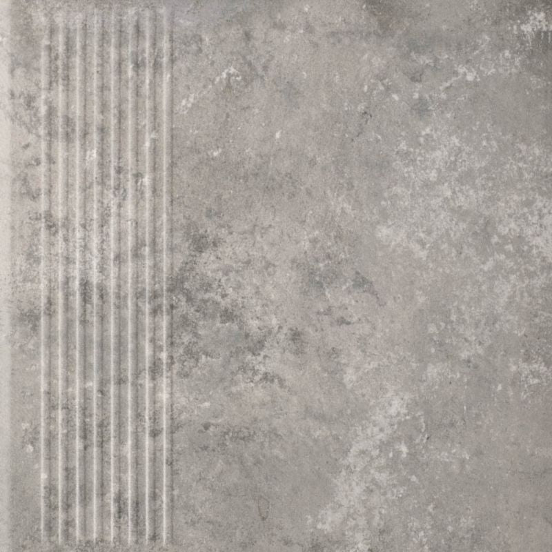 Klinkertrappekant Octane Paradyż 30 x 30 cm grafitgrå