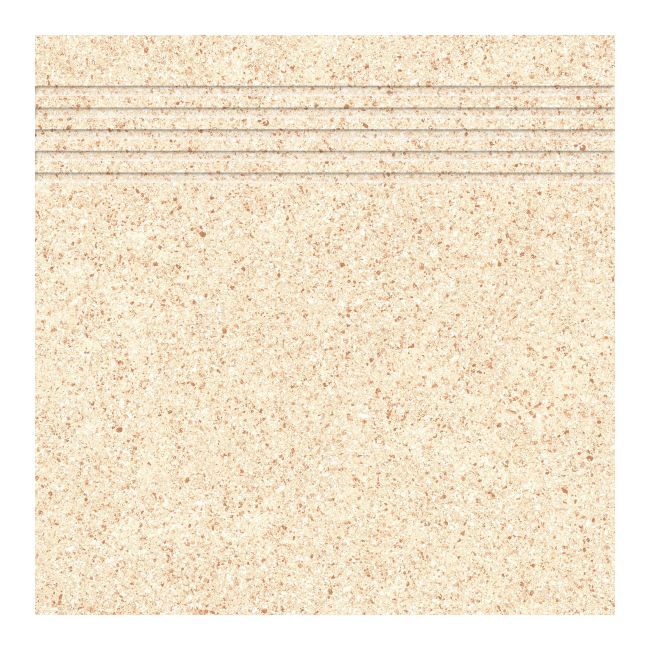 Voltor GoodHome frostbestandig glaseret trappesten 33 x 33 cm beige