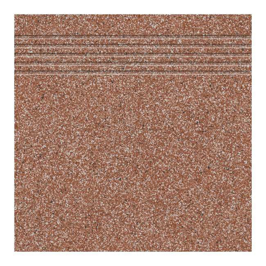 Voltor GoodHome frostbestandig glaseret trappesten 33 x 33 cm brun
