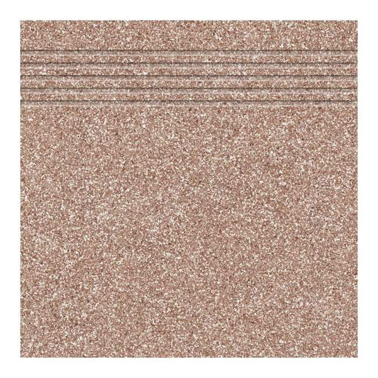 Frostbestandig glaseret trappetrin Voltor GoodHome 33 x 33 cm okker