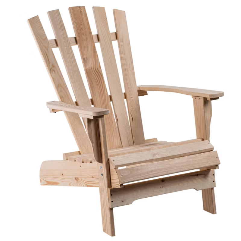 Strandstol Træ Natur 66,5x87 cm