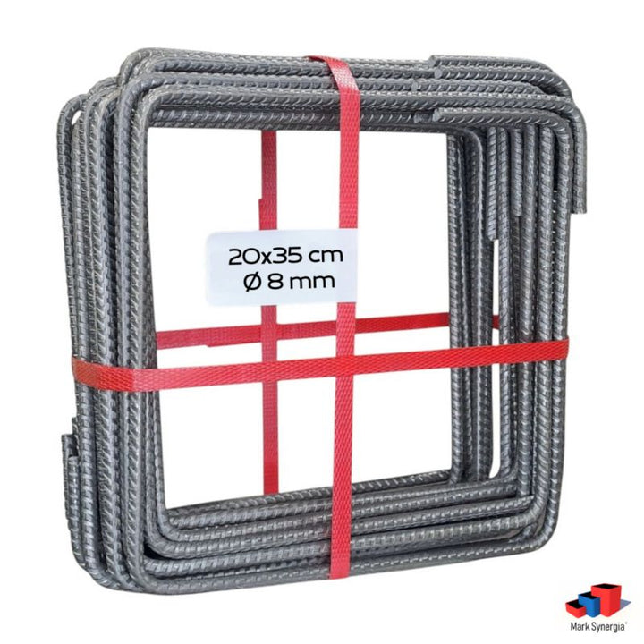 Armeringsbøjle 20x35 cm Ø8 mm B500A Stål | 5907196590450