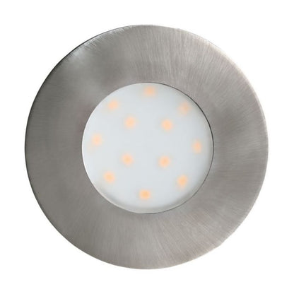 LED Indbygningsspot Pineda 7,8 cm Sølv