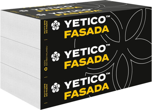Fasadestyrropor Yetico Alfa 200 mm 0,3 m³ 3 stk.