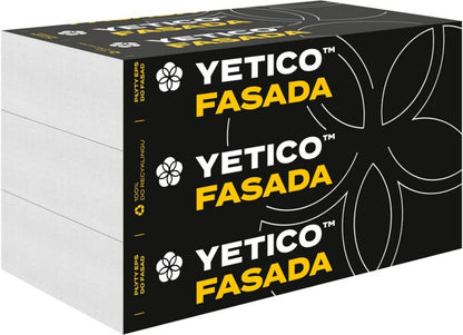 Facadeisolering Alfa 100x50 cm Hvid 1,5 m²