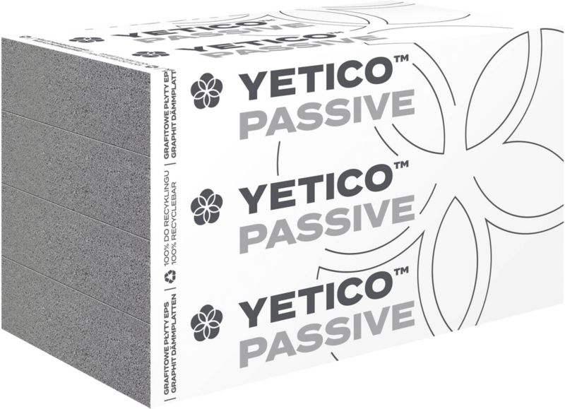 Facadeisolering Alfa Passive 150 mm Grå 2 m²