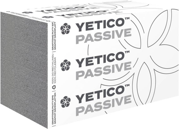 Facadeisolering Alfa Passive 150 mm Grå 2 m²