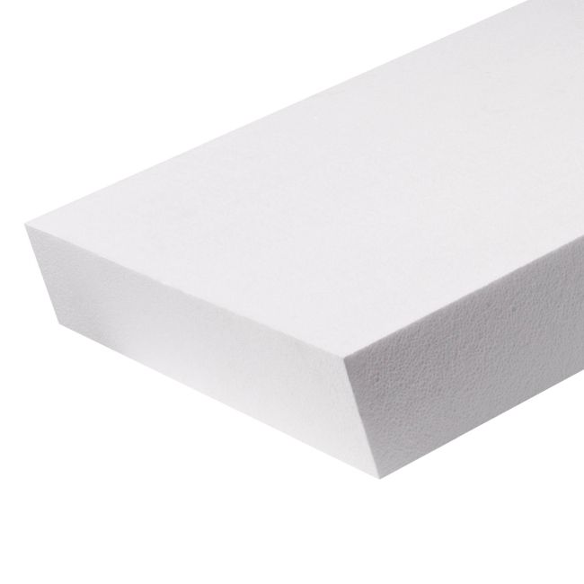 Facadeisolering EPS 100 mm 50x100 cm Hvid 3 m²