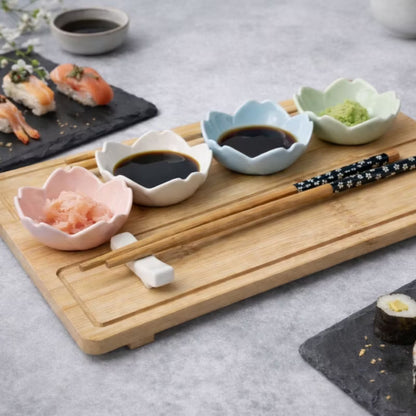 Sushisæt 30x19,5 cm Bambus 9 Dele