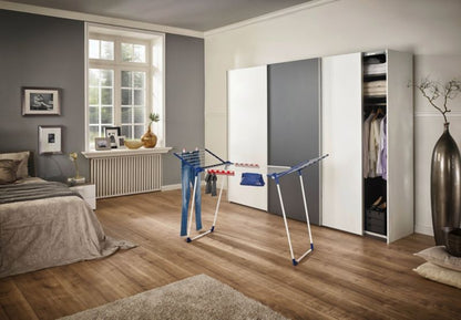 Tørrestativ 20 m Linjeplads Hvid Stål 167 cm