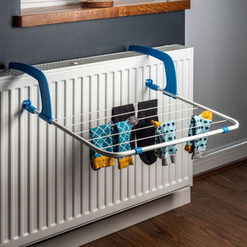 KADAX 3i1 fritstående tørrestativ til tøj – foldbart med hjul til balkon og hjem