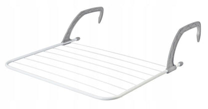 KADAX Balkon‑ og radiator‑tørrer til tøj, foldbar, let, vægmonteret