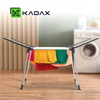 KADAX Balkonstående Tøjstativ 170 cm - Sammenklappeligt og Robust