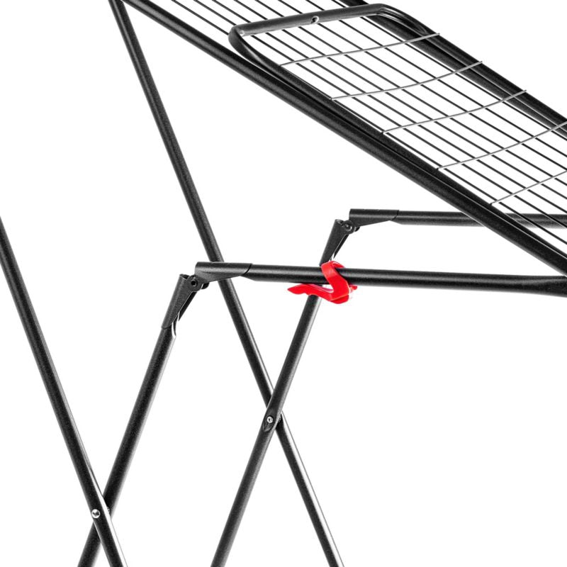 KADAX fritstående, foldbar tørrestativ til tøj med 18 m tørreplads – stor balkonmodel