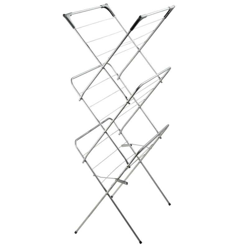 KADAX stående lodret tøjstativ til balkon 138 cm i metal, stabilt