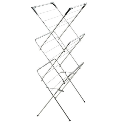 KADAX stående lodret tøjstativ til balkon 138 cm i metal, stabilt