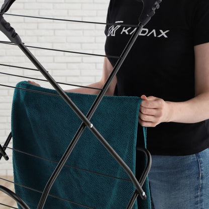 KADAX stående, smal, foldbar tørrestativ til balkon